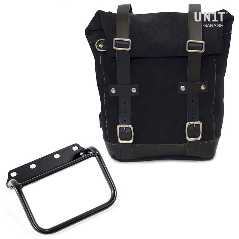 Waxed Suede Side Pannier + subframe R80 G/S