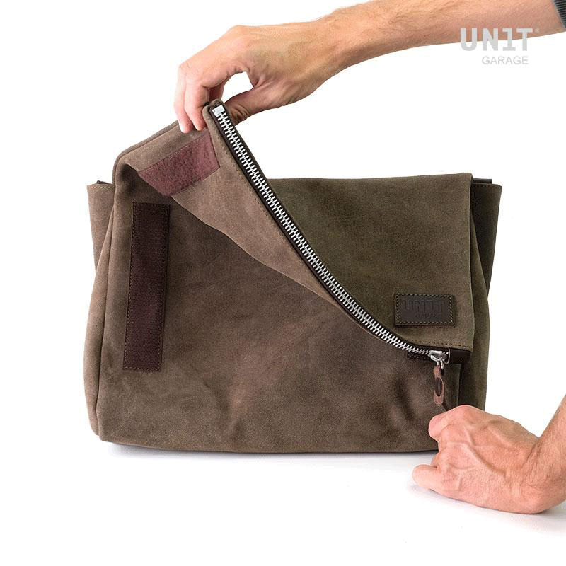 Fezzan Messenger Bag Crust leather