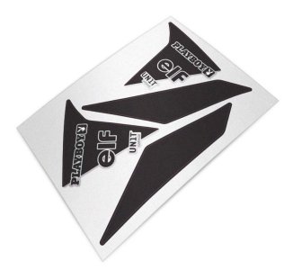 Black protective stickers for original BMW R12 G/S side panels