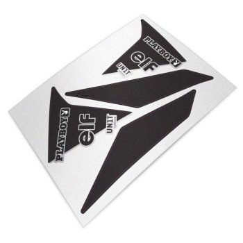 Black protective stickers for original BMW R12 G/S side panels