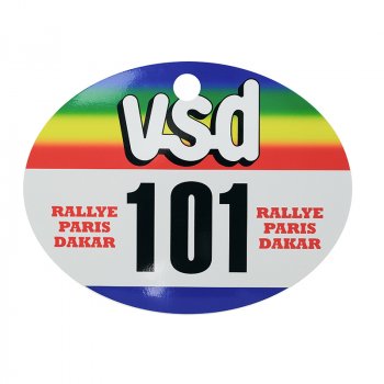 VSD stickers for number plate