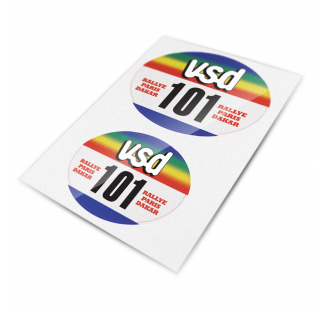 VSD stickers for number plate