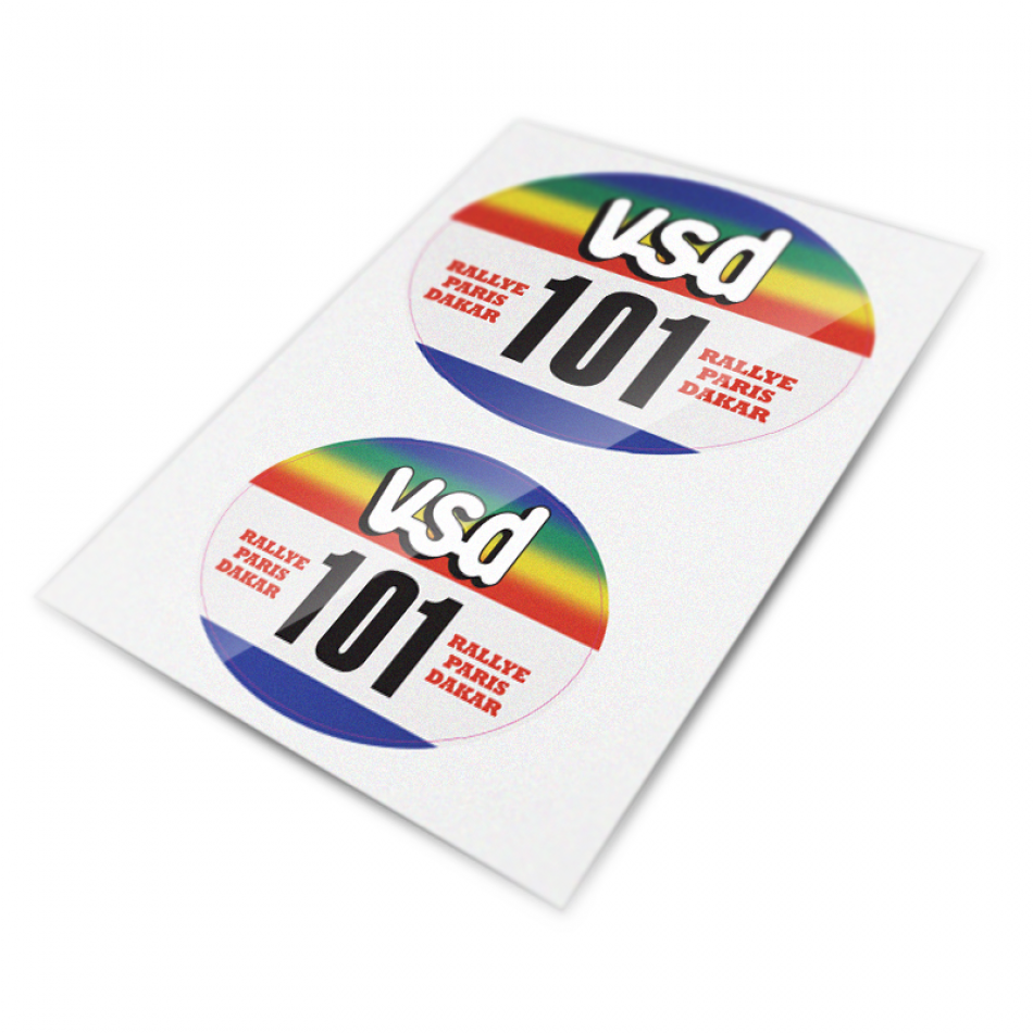 VSD stickers for number plate