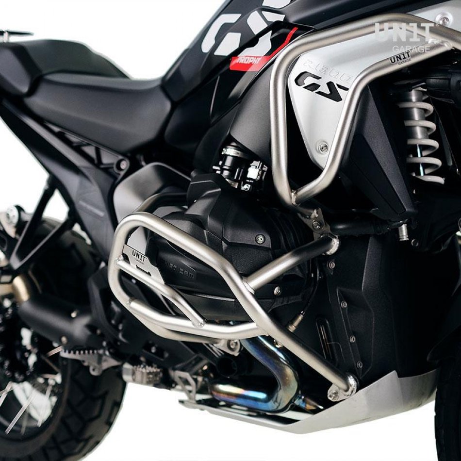 BMW R1300GS Engine protection crash bars Force (silver colour)