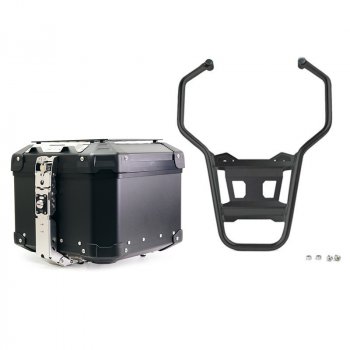 Atlas Aluminium Top Case 44L for BMW System + Luggage Carrier R1200GS LC & ADV - R1250GS & ADV