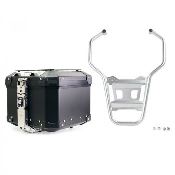 Atlas Aluminium Top Case 44L for BMW System + Luggage Carrier R1200GS LC & ADV - R1250GS & ADV