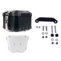 Atlas Aluminium Top Case 44L universal + Top case plate for luggage rack + Adapter Plate