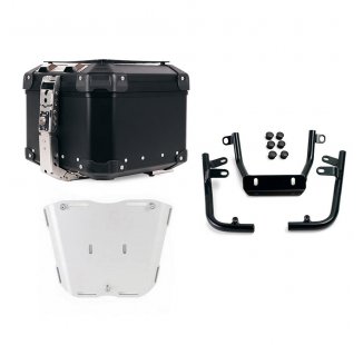 Atlas Aluminium Top Case 44L universal + Pan America plate for Atlas top case with support