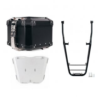 Atlas Aluminium Top Case 44L universal + Rear luggage rack with passenger grip Moto Guzzi V7 Sport (2025 until now)