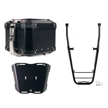 Atlas Aluminium Top Case 44L universal + Rear luggage rack with passenger grip Moto Guzzi V7 Sport (2025 until now)