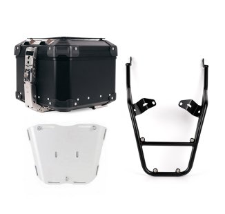 Atlas Aluminium Top Case 44L universal + Rear luggage rack with passenger grip TTriumph Street Scrambler 900 (2026 until now)