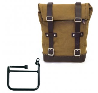 Canvas side pannier 10L-14L + Right Subframe BMW CE 02