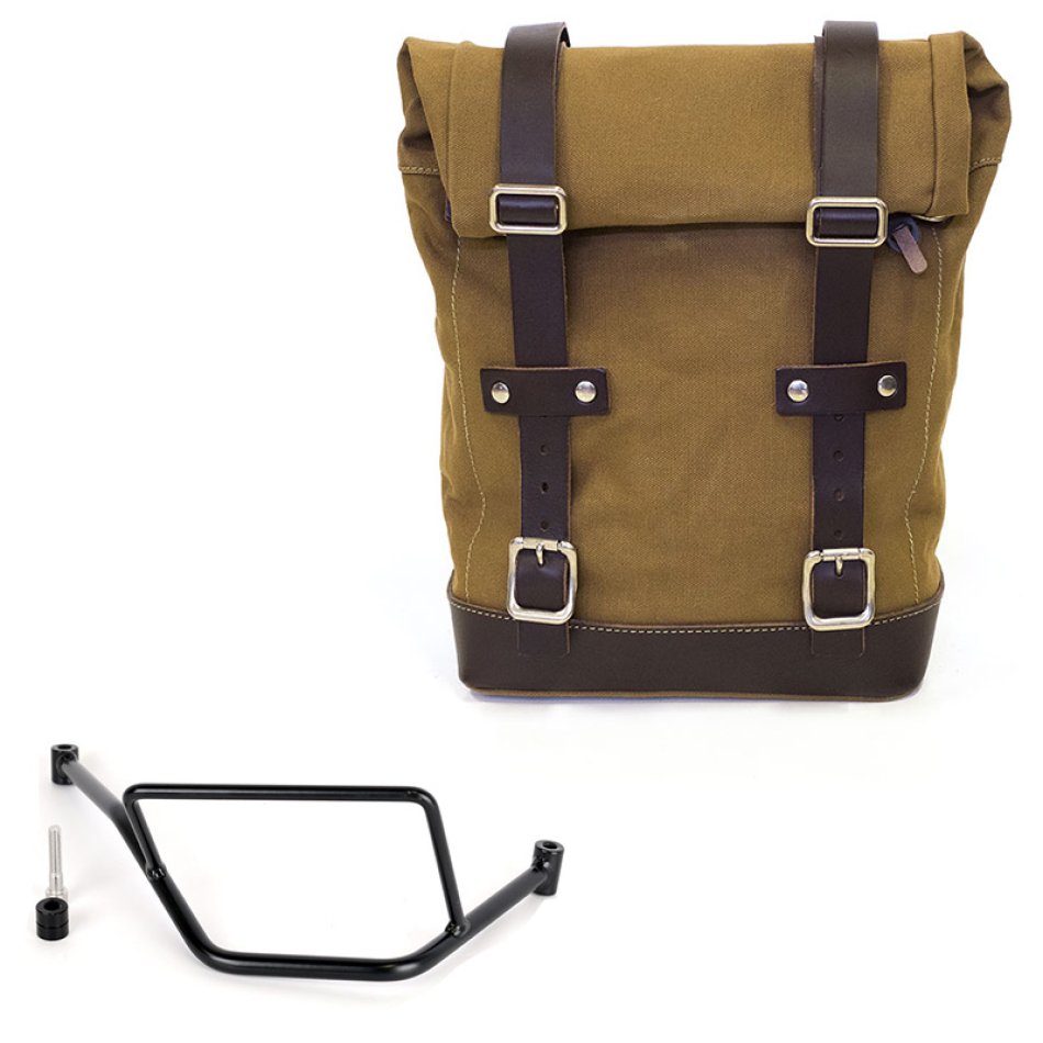 Canvas side pannier 10L-14L + Right Frame BMW F450GS