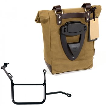 Canvas side pannier 10L-14L + Right Subframe BMW F900GS