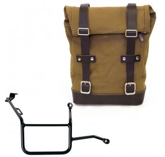 Canvas side pannier 10L-14L + Right Subframe BMW F900GS