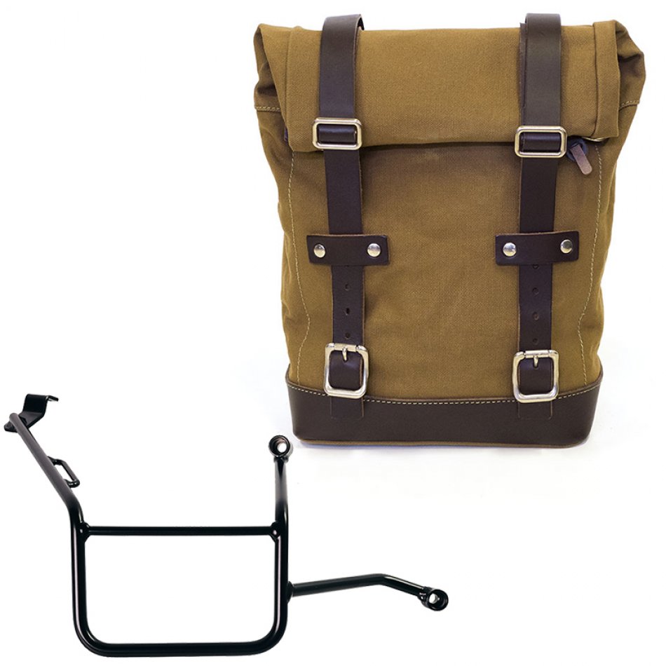 Canvas side pannier 10L-14L + Right Subframe BMW F900GS