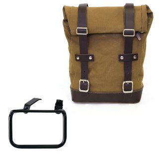 Canvas side pannier 10L-14L + Right Frame BMW R12 G/S