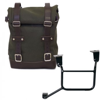 Canvas side pannier 10L-14L + Left Frame Honda CRF1100L Africa Twin & Adventure Sports (2024 until now)