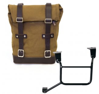 Canvas side pannier 10L-14L + Left Frame Honda CRF1100L Africa Twin & Adventure Sports (2024 until now)