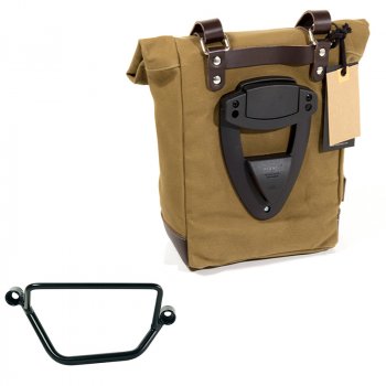 Canvas side pannier 10L-14L + Right Frame Honda GB350S