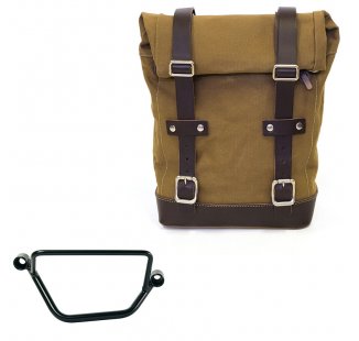Canvas side pannier 10L-14L + Right Frame Honda GB350S