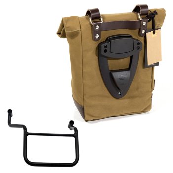 Canvas side pannier 10L-14L + Right Frame Honda Transalp 750 (2023 until now)