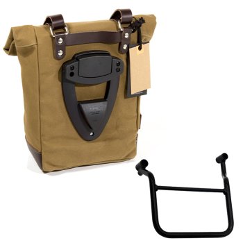 Canvas side pannier 10L-14L + Left Frame Honda Transalp 750 (2023 until now)