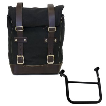 Canvas side pannier 10L-14L + Left Frame Honda Transalp 750 (2023 until now)