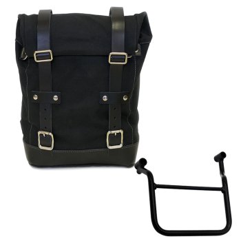 Canvas side pannier 10L-14L + Left Frame Honda Transalp 750 (2023 until now)