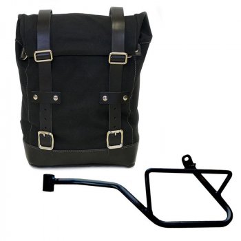 Canvas side pannier 10L-14L + Left Frame Moto Guzzi V7 EURO5 PLUS (2025 until now)