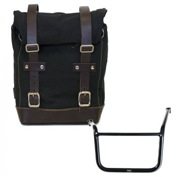 Canvas side pannier 10L-14L + Left subframe Guzzi V85TT (2024 until now)
