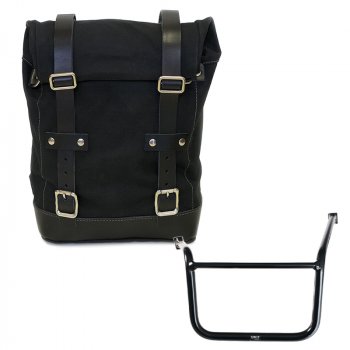 Canvas side pannier 10L-14L + Left subframe Guzzi V85TT (2024 until now)