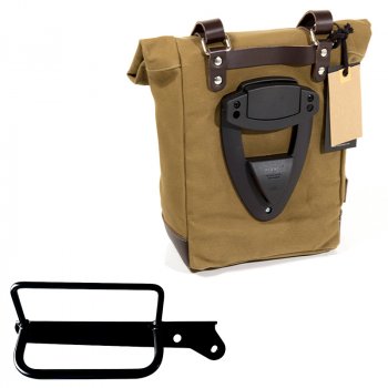 Canvas side pannier 10L-14L + Right Frame Royal Enfield Hunter 350