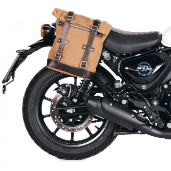 Canvas side pannier 10L-14L + Right Frame Royal Enfield Hunter 350