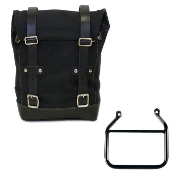 Canvas side pannier 10L-14L + Left Subframe Triumph Speed 400 & Scrambler 400 X