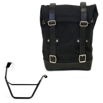 Canvas side pannier 10L-14L + Right Subframe Triumph Street Scrambler 900 (2026 until now)