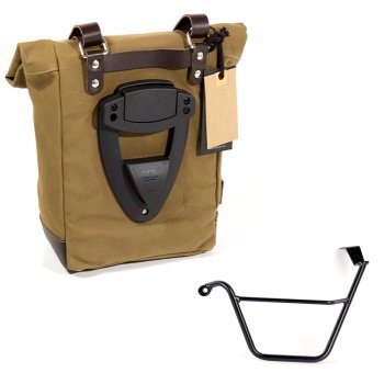Canvas side pannier 10L-14L + Left Subframe Triumph Street Scrambler 900 (2026 until now)