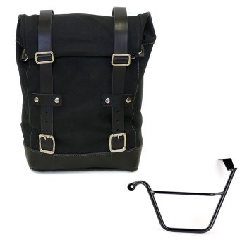 Canvas side pannier 10L-14L + Left Subframe Triumph Street Scrambler 900 (2026 until now)