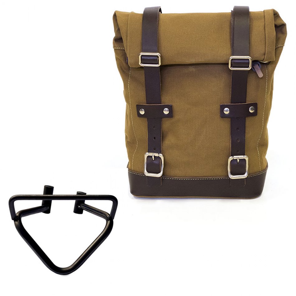 Side Pannier Canvas + Right Subframe husqvarna 200 (2020 until now)