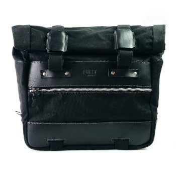 Cult Canvas 40L–50L side pannier + Right Aluminium plate for BMW R1300GS ADV