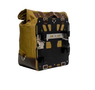 Cult Canvas Side Bag 40L – 50L + Left Aluminium plate BMW R1300GS ADV