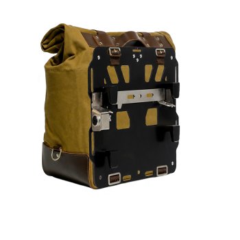 Cult Canvas Side Bag 40L – 50L + Left Aluminium plate BMW R1300GS ADV