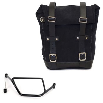 Waxed suede side pannier 10L-14L + Right Frame BMW F450GS