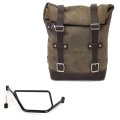 Waxed suede side pannier 10L-14L + Right Frame BMW F450GS