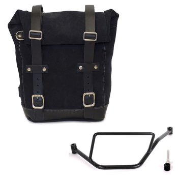 Waxed suede side pannier 10L-14L + Left Frame BMW F450GS