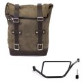 Waxed suede side pannier 10L-14L + Left Frame BMW F450GS