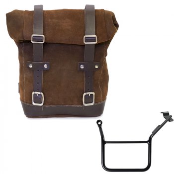 Waxed suede side pannier 10L-14L + Left Subframe BMW F900GS