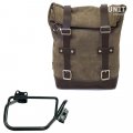 Waxed suede side pannier 10L-14L + Right subframe HP2