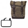 Waxed suede side pannier 10L-14L + Right Frame BMW R12 G/S