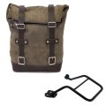 Waxed suede side pannier 10L-14L + Left Frame KTM 1290/1390 Super Adventure S-R